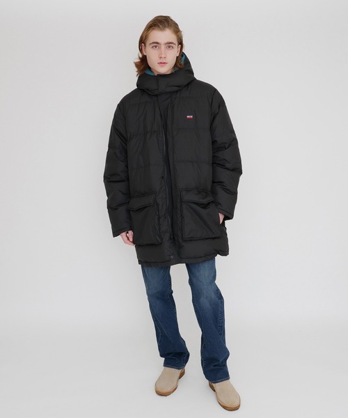 Levi's（リーバイス）の「Levi's/リーバイス FILLMORE フーディー ダウンジャケット JET BLACK（ダウンジャケット/コート・メンズ・ブラック・L/M/S/XL）」の16枚目の写真
