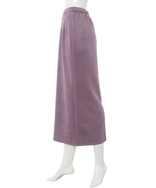fifth（フィフス）の「スエードタッチナロースカート（スカート・レディース・アイボリー/グリーン/パープル・SMALL/MEDIUM）」の6枚目の写真