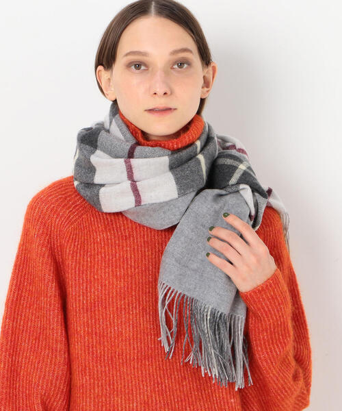 TOMORROWLAND カシミャ ダブルフェイスストール