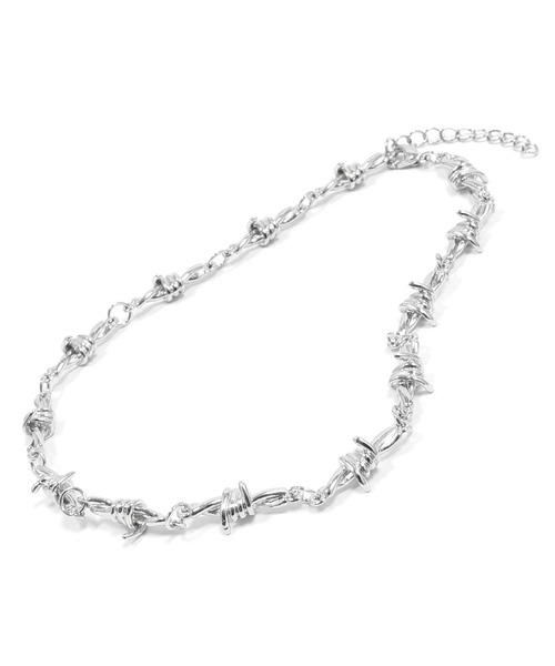 Figments（フィグメンツ）の「ワイヤーチョーカー（ネックレス・レディース・シルバー・FREE）」の3枚目の写真