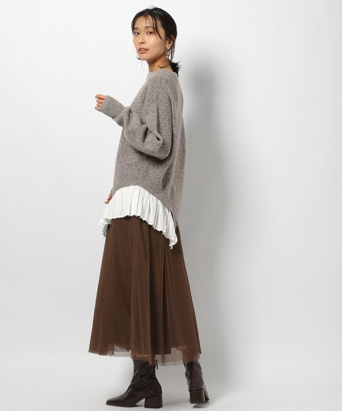 BARNYARDSTORM(バンヤードストーム)の「BARNYARDSTORM / チュールスカート(スカート・レディース・ブラック/ブラウン・1/0/00)」の3枚目の写真