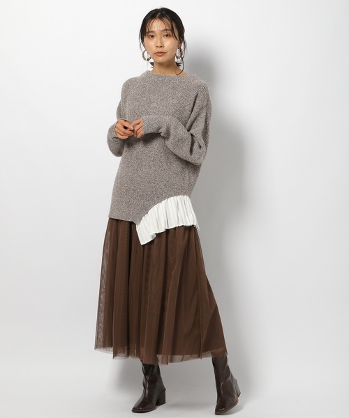 BARNYARDSTORM(バンヤードストーム)の「BARNYARDSTORM / チュールスカート(スカート・レディース・ブラック/ブラウン・1/0/00)」の4枚目の写真