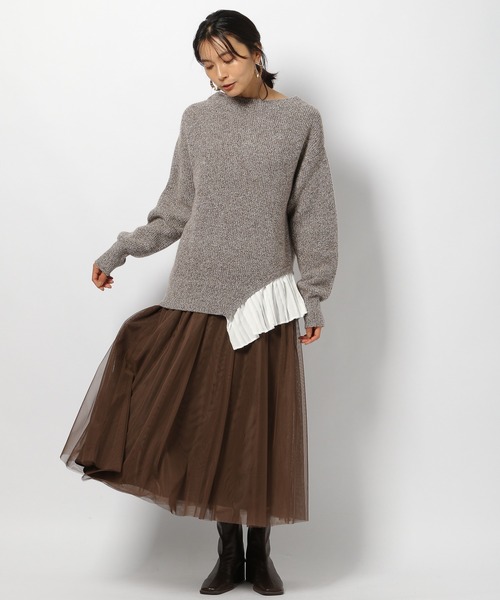 BARNYARDSTORM(バンヤードストーム)の「BARNYARDSTORM / チュールスカート(スカート・レディース・ブラック/ブラウン・1/0/00)」の5枚目の写真