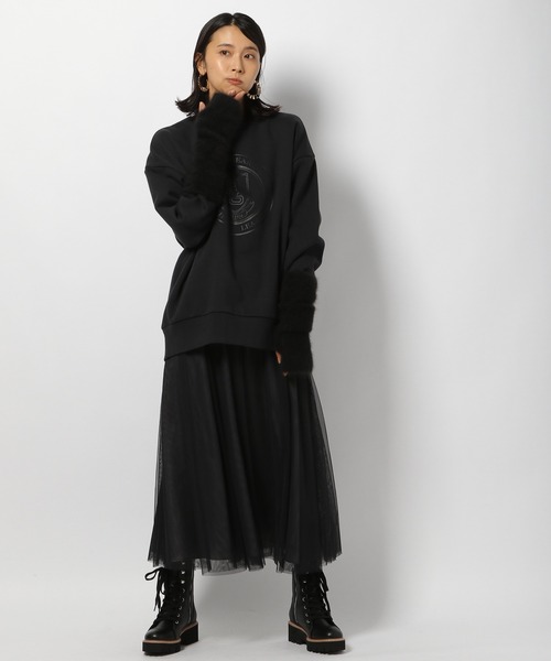 BARNYARDSTORM(バンヤードストーム)の「BARNYARDSTORM / チュールスカート(スカート・レディース・ブラック/ブラウン・1/0/00)」の7枚目の写真