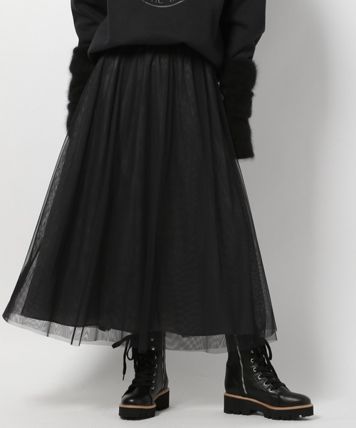 BARNYARDSTORM(バンヤードストーム)の「BARNYARDSTORM / チュールスカート(スカート・レディース・ブラック/ブラウン・1/0/00)」の9枚目の写真
