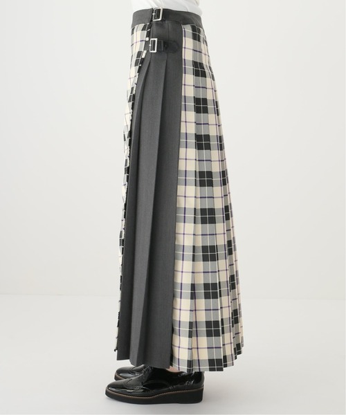 Simplicite(サンプリシテ)の「サキゾメキルトスカート(スカート・レディース・アイボリー/ブルー系その他・FREE)」の20枚目の写真