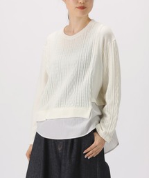 ZUCCa | ケーブルMIXジャージィー/スウェット(スウェット)