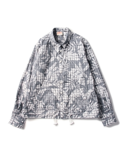 BEAMS BOY（ビームスボーイ）の「◎BEAMS BOY / 裾コード ギンガム プリント ブルゾン（ブルゾン・レディース・グレー/ブルー・ONE SIZE）」の20枚目の写真