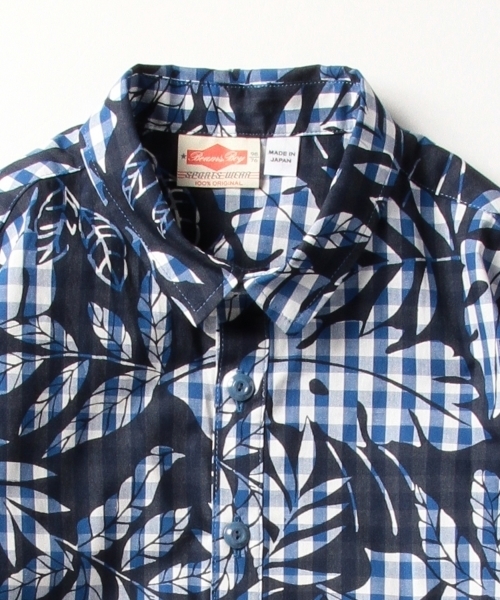 BEAMS BOY（ビームスボーイ）の「◎BEAMS BOY / 裾コード ギンガム プリント ブルゾン（ブルゾン・レディース・グレー/ブルー・ONE SIZE）」の14枚目の写真