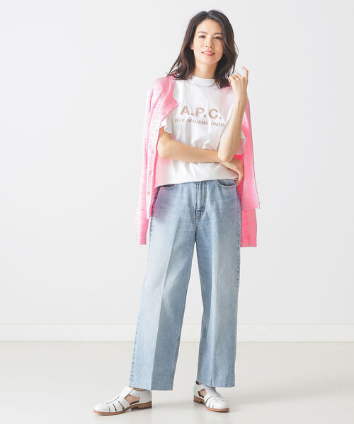 BEAMS LIGHTS（ビームスライツ）の「NEPLA. / ワイドパンツ ブルー（デニムパンツ・レディース・ブルー系その他・23/24）」の2枚目の写真