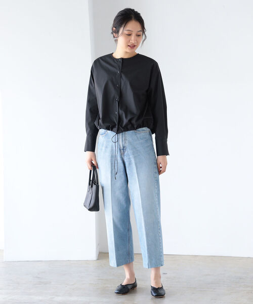 BEAMS LIGHTS（ビームスライツ）の「NEPLA. / ワイドパンツ ブルー（デニムパンツ・レディース・ブルー系その他・23/24）」の6枚目の写真