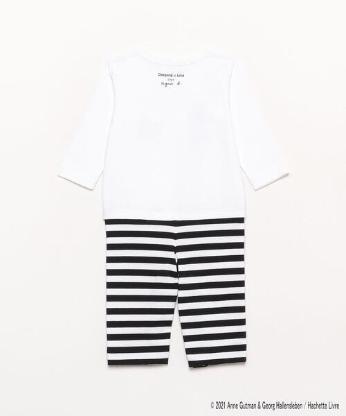 agnes b.(アニエスベー)の「SCW5 L GREN ベビー Gaspard et Lisa ロンパース(ロンパース・キッズ・ホワイト・1YEAR/6MONTH)」の3枚目の写真