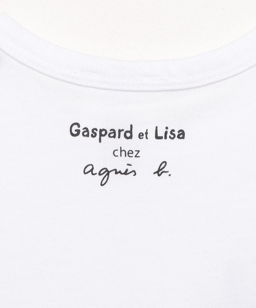 agnes b.(アニエスベー)の「SCW5 L GREN ベビー Gaspard et Lisa ロンパース(ロンパース・キッズ・ホワイト・1YEAR/6MONTH)」の2枚目の写真
