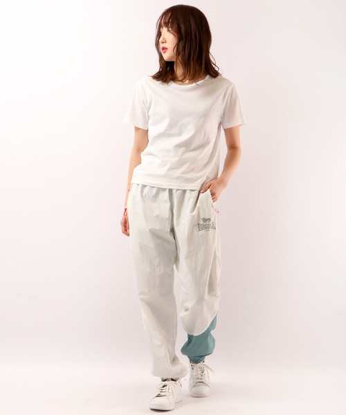 LONSDALE（ロンズデール）の「LONSDALE 裏メッシュ ナイロンワッシャー クレイジー切替 トラック ジョガーパンツ（その他パンツ・メンズ・ホワイト/ブラック/ブルーグリーン・LL/M/L）」の21枚目の写真