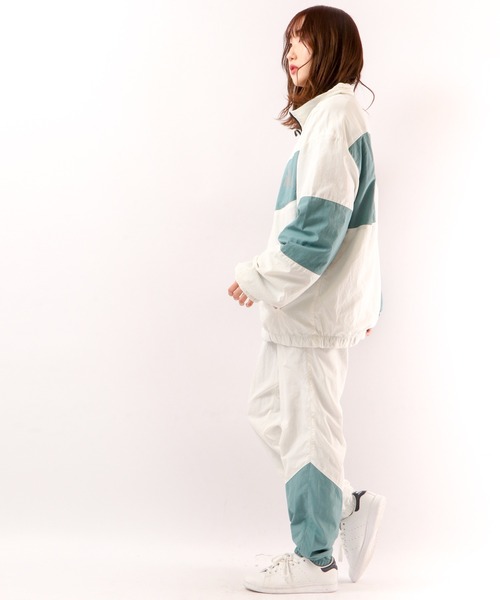 LONSDALE（ロンズデール）の「LONSDALE 裏メッシュ ナイロンワッシャー クレイジー切替 トラック ジョガーパンツ（その他パンツ・メンズ・ホワイト/ブラック/ブルーグリーン・LL/M/L）」の13枚目の写真