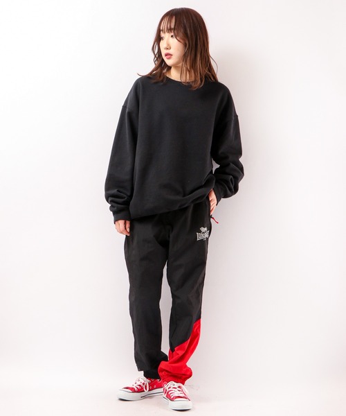 LONSDALE（ロンズデール）の「LONSDALE 裏メッシュ ナイロンワッシャー クレイジー切替 トラック ジョガーパンツ（その他パンツ・メンズ・ホワイト/ブラック/ブルーグリーン・LL/M/L）」の19枚目の写真