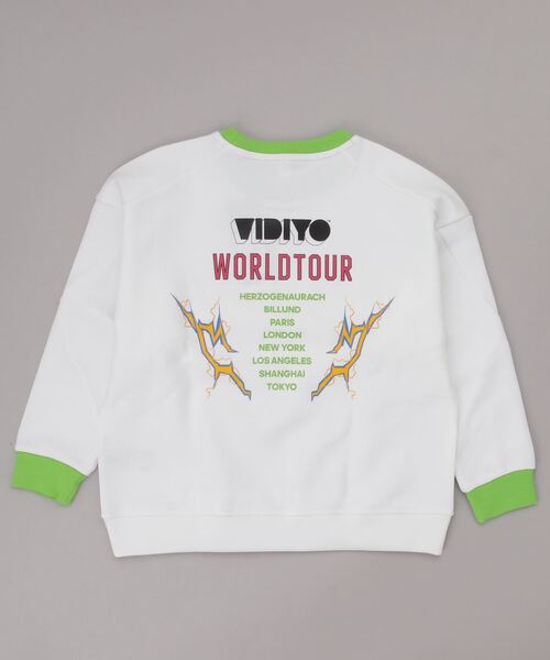 adidas（アディダス）の「adidas × レゴ VIDIYO クルーネック スウェットシャツ / アディダス（キッズ/子供用）（スウェット・キッズ・ホワイト×グリーン/ブラック×ブルー・130/140/150/160）」の5枚目の写真