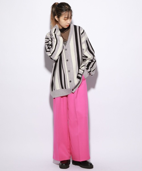 PBLIM（ページボーイリム）の「【PAGEBOYLIM】マルチストライプカーデ（カーディガン/ボレロ・レディース・グレー系その他/グリーン系その他/ブルー系その他・FREE）」の17枚目の写真