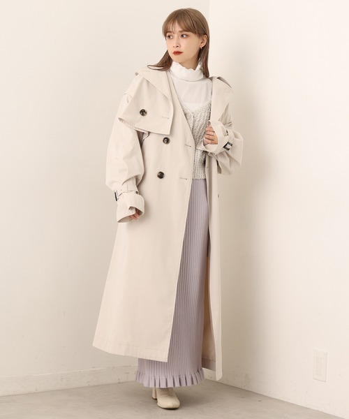 one after another NICE CLAUP（ワンアフターアナザーナイスクラップ）の「これがあるだけで旬なスタイリングに。キラキラハイネックトップス（Tシャツ/カットソー・レディース・ブラック/グレー/オフホワイト/ピンク・FREE）」の15枚目の写真