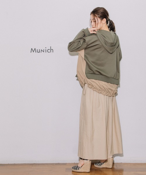Munich(ミューニック)の「ダンボール×ナイロンクロスドッキングブルゾン(その他アウター・レディース・キャメル/カーキ/ブラック・FREE)」の22枚目の写真