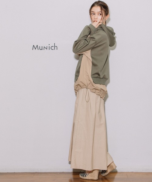 Munich(ミューニック)の「ダンボール×ナイロンクロスドッキングブルゾン(その他アウター・レディース・キャメル/カーキ/ブラック・FREE)」の21枚目の写真