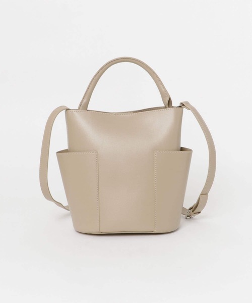 SENSE OF PLACE by URBAN RESEARCH（センスオブプレイスバイアーバンリサーチ）の「2WAYアウトポケットミニトートバッグ（トートバッグ・レディース・ブラック/ベージュ/オリーブ/グリーン/イエロー/ベージュ系その他・ONE）」の21枚目の写真