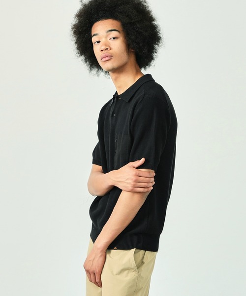 Alpha Industries(アルファインダストリーズ)の「<自宅洗濯可能>CORDURA ニットポロシャツ(ポロシャツ・メンズ・ブラック/ネイビー・MEDIUM/LARGE/X-LARGE)」の17枚目の写真