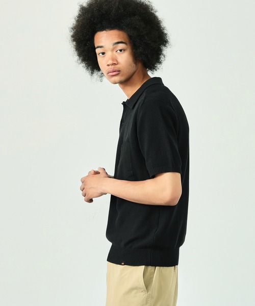 Alpha Industries(アルファインダストリーズ)の「<自宅洗濯可能>CORDURA ニットポロシャツ(ポロシャツ・メンズ・ブラック/ネイビー・MEDIUM/LARGE/X-LARGE)」の22枚目の写真