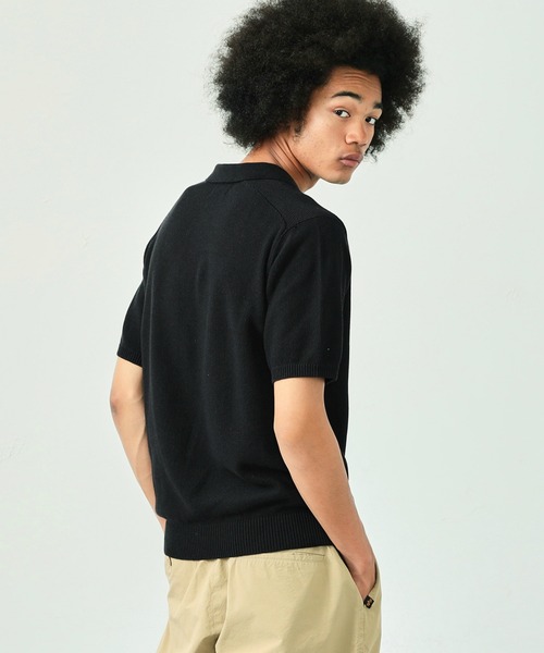 Alpha Industries(アルファインダストリーズ)の「<自宅洗濯可能>CORDURA ニットポロシャツ(ポロシャツ・メンズ・ブラック/ネイビー・MEDIUM/LARGE/X-LARGE)」の3枚目の写真
