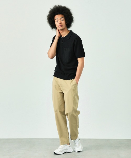 Alpha Industries(アルファインダストリーズ)の「<自宅洗濯可能>CORDURA ニットポロシャツ(ポロシャツ・メンズ・ブラック/ネイビー・MEDIUM/LARGE/X-LARGE)」の20枚目の写真