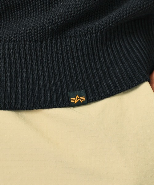 Alpha Industries(アルファインダストリーズ)の「<自宅洗濯可能>CORDURA ニットポロシャツ(ポロシャツ・メンズ・ブラック/ネイビー・MEDIUM/LARGE/X-LARGE)」の19枚目の写真