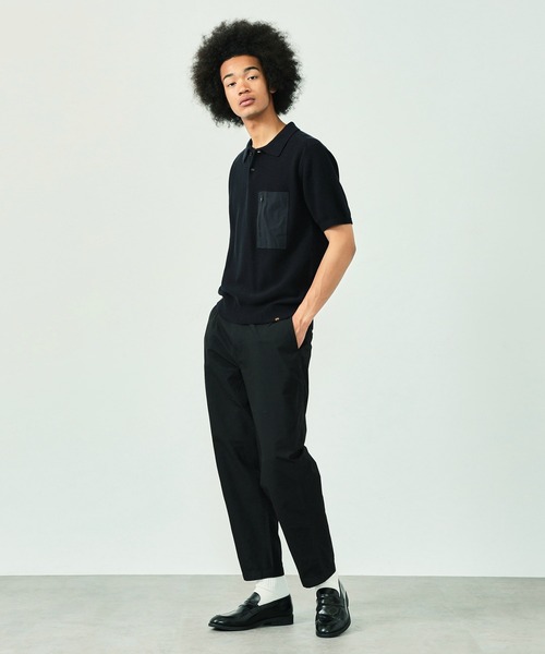 Alpha Industries(アルファインダストリーズ)の「<自宅洗濯可能>CORDURA ニットポロシャツ(ポロシャツ・メンズ・ブラック/ネイビー・MEDIUM/LARGE/X-LARGE)」の21枚目の写真