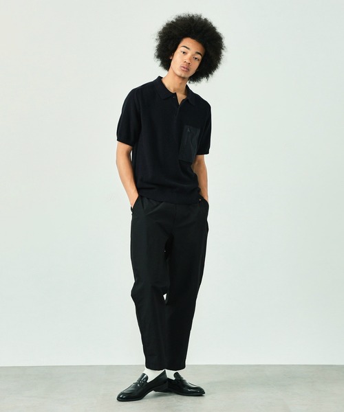 Alpha Industries(アルファインダストリーズ)の「<自宅洗濯可能>CORDURA ニットポロシャツ(ポロシャツ・メンズ・ブラック/ネイビー・MEDIUM/LARGE/X-LARGE)」の10枚目の写真