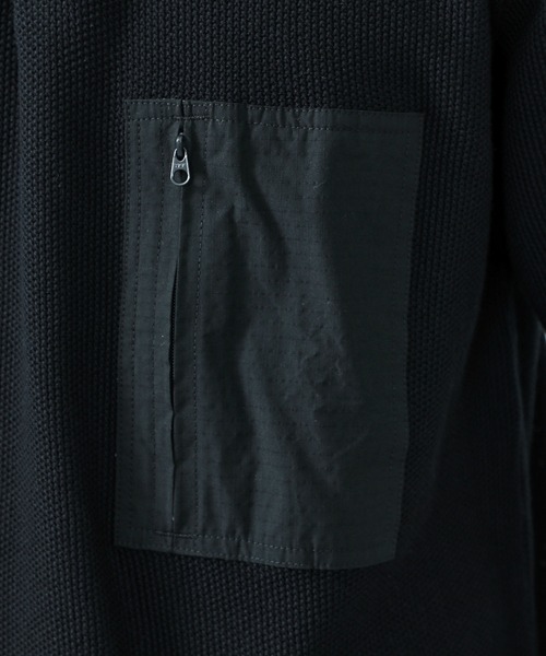 Alpha Industries(アルファインダストリーズ)の「<自宅洗濯可能>CORDURA ニットポロシャツ(ポロシャツ・メンズ・ブラック/ネイビー・MEDIUM/LARGE/X-LARGE)」の16枚目の写真