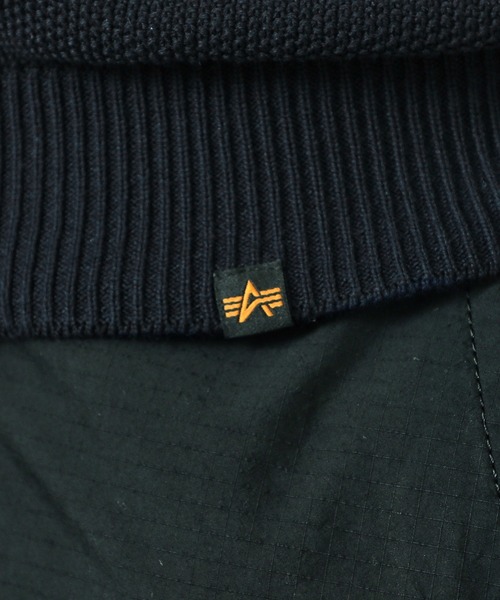 Alpha Industries(アルファインダストリーズ)の「<自宅洗濯可能>CORDURA ニットポロシャツ(ポロシャツ・メンズ・ブラック/ネイビー・MEDIUM/LARGE/X-LARGE)」の13枚目の写真