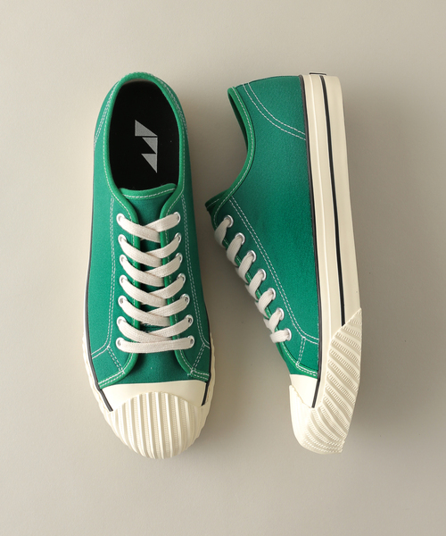 B.C STOCK（ベーセーストック）の「【Amber Wall / アンバーウォール】 DANRO LOW（スニーカー・メンズ・グリーン/アイボリー・22.5cm/23.5cm/24.5cm/25.5cm/26.5cm/27.5cm/28.5cm）」の3枚目の写真