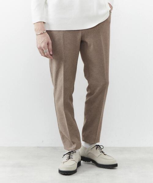 MEN'S MELROSE（メンズメルローズ）の「リランチェブッチャーストレッチテーパードパンツ（スラックス・メンズ・ベージュ/ネイビー/グレー・S/M/L/LL）」の3枚目の写真