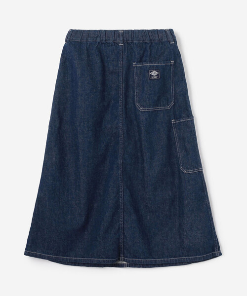 DANTON（ダントン）の「DANTON | デニム フレアースカート WOMEN（デニムスカート・レディース・インディゴブルー・36）」の3枚目の写真