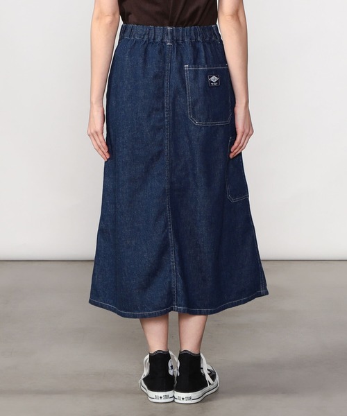 DANTON（ダントン）の「DANTON | デニム フレアースカート WOMEN（デニムスカート・レディース・インディゴブルー・36）」の8枚目の写真
