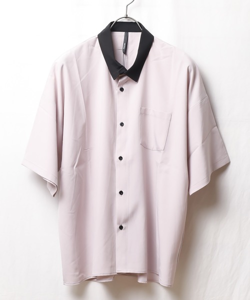 ARCHIVER(アーカイバ)の「【Ir】ポリストレッチクレリックシャツSS(シャツ/ブラウス・レディース・ホワイト/チャコールグレー/グリーン/グレイッシュベージュ/サックスブルー・LARGE/X-LARGE/MEDIUM)」の3枚目の写真