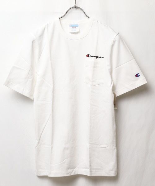 Champion（チャンピオン）の「【W】【it】【UT15】【CHAMPION】HERITAGE POCKET TEE（Tシャツ/カットソー・レディース・ホワイト/ブラック・SMALL/MEDIUM）」の2枚目の写真
