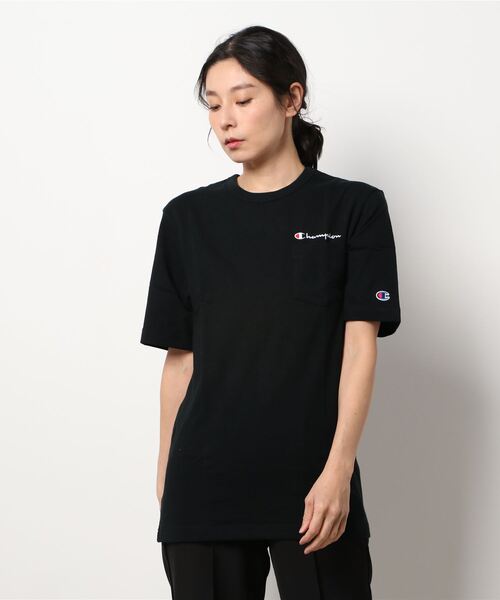 Champion（チャンピオン）の「【W】【it】【UT15】【CHAMPION】HERITAGE POCKET TEE（Tシャツ/カットソー・レディース・ホワイト/ブラック・SMALL/MEDIUM）」の12枚目の写真