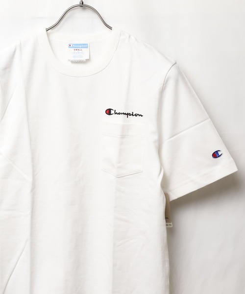 Champion（チャンピオン）の「【W】【it】【UT15】【CHAMPION】HERITAGE POCKET TEE（Tシャツ/カットソー・レディース・ホワイト/ブラック・SMALL/MEDIUM）」の5枚目の写真