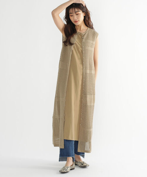 Beams Heart 透かしニット ワンピース セット ワンピース Beams Heart ビームスハート のファッション通販 Zozotown