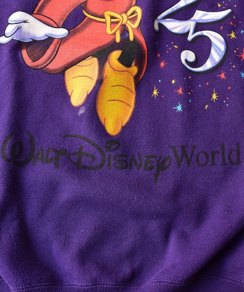 OLDMICKEY （オールドミッキー）の「【ヴィンテージ古着】90's Disney / ディズニー "25th" アニバーサリー プリント スウェット USA製（スウェット・メンズ・パープル・X-LARGE）」の13枚目の写真