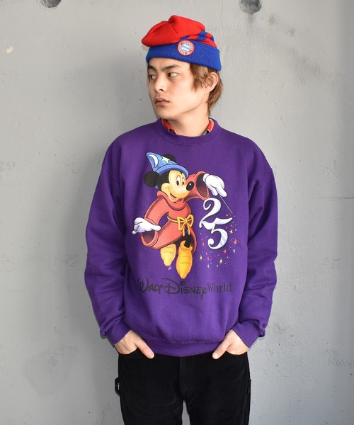OLDMICKEY （オールドミッキー）の「【ヴィンテージ古着】90's Disney / ディズニー "25th" アニバーサリー プリント スウェット USA製（スウェット・メンズ・パープル・X-LARGE）」の7枚目の写真