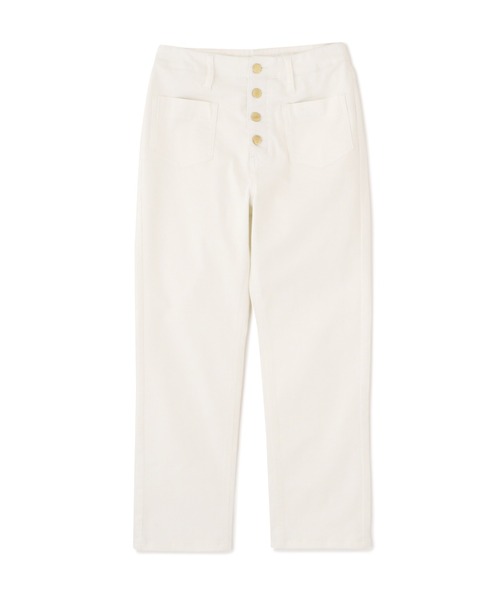 PROPORTION BODY DRESSING（プロポーションボディドレッシング）の「フロント釦ストレートデニム / 1212130401（その他パンツ・レディース・ダークネイビー/ブルー/ホワイト・X-SMALL/SMALL/MEDIUM）」の13枚目の写真