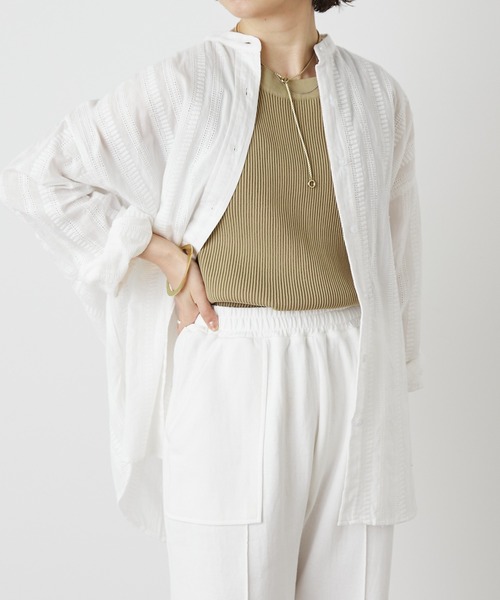 Omekashi（オメカシ）の「リブニットタンクトップ（タンクトップ・レディース・ブラック/ベージュ/オフホワイト・FREE）」の17枚目の写真