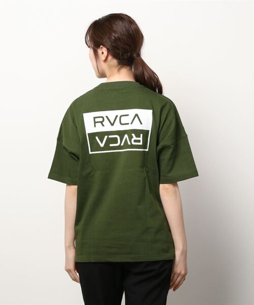 RVCA（ルーカ）の「RVCA/ルーカ  ビッグシルエット  バックプリントロゴTシャツ   BC043-236（Tシャツ/カットソー・レディース・ホワイト/ブラウン/ブラック/ブルー・L/M/S）」の6枚目の写真