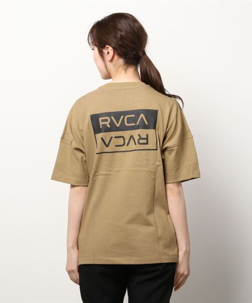 RVCA（ルーカ）の「RVCA/ルーカ  ビッグシルエット  バックプリントロゴTシャツ   BC043-236（Tシャツ/カットソー・レディース・ホワイト/ブラウン/ブラック/ブルー・L/M/S）」の14枚目の写真